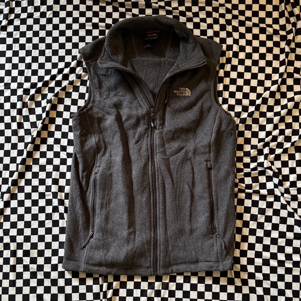 The North Face Charcoal Fleece Vest